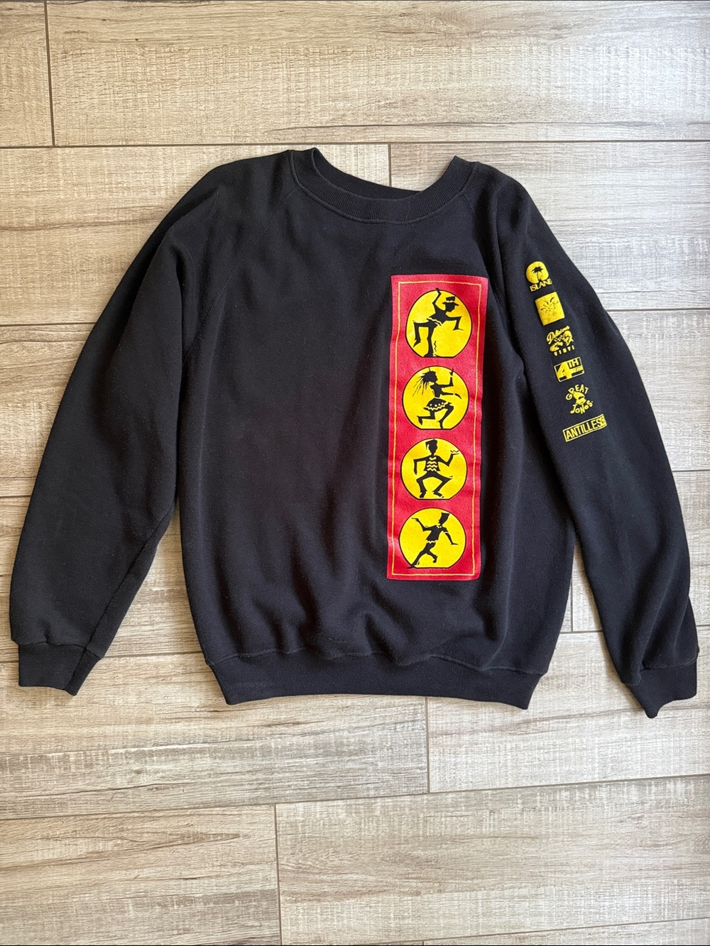 RARE Vintage 90s Island Records Promo Sweatshirt L Bob Marley